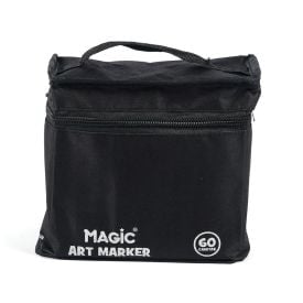 Kit Canetinhas 60 Cores Ponta Dupla Art Marker - Magic Kids