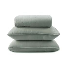 Kit Colcha Casal 100% Poliéster Elegance Havan Casa 3 pçs - Verde