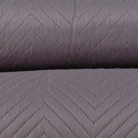 Kit Colcha Casal Lisa Versalhes Havan Casa 3 pçs - Cinza Urbano