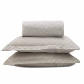 Kit Colcha Casal Lisa Versalhes Havan Casa - Bege