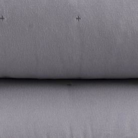 Kit Colcha King 100% Poliéster Elegance Havan Casa 3 pçs - Cinza