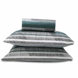 Kit Colcha King Estampada Versalhes 3 Peças Havan Casa - Roma Verde Geo