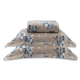 Kit Colcha King Estampada Versalhes Havan Casa 3 pçs - Azul Linho