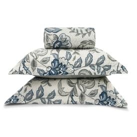 Kit Colcha Queen 100% Poliéster Versalhes Havan Casa 3 Pçs - Naomi Floral