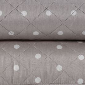 Kit Colcha Queen Poá Versalhes Havan Casa 3 Peças - Bege