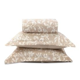 Kit Colcha Queen Estampada Versalhes Havan Casa 3 pçs - Ornamental Bege