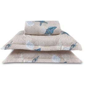 Kit Colcha Queen Estampada Versalhes Havan Casa 3 pçs - Oceano