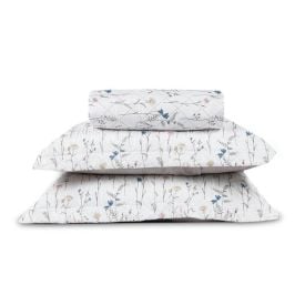 Kit Colcha Queen Versalhes Havan Casa 3 pçs - Floral Off