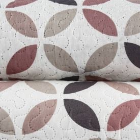 Kit Colcha Queen Versalhes Havan Casa 3 Peças - Devon Cinza Geo