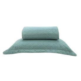 Kit Colcha Solteiro 100% Poliéster Versalhes Havan Casa 2 Peças - Verde