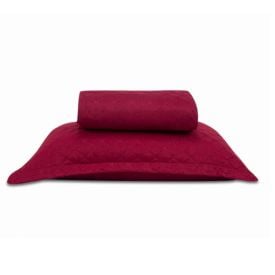 Kit Colcha Solteiro 100% Poliéster Versalhes Havan Casa 2 Peças - Bloodstone