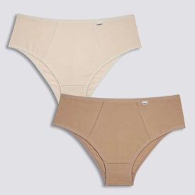 Kit com 2 Calcinhas Reforçado Cotton DelRio
