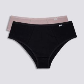 Kit com 2 Calcinhas Reforçado Cotton DelRio