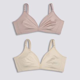Kit com 2 Sutiãs sem Bojo Delrio