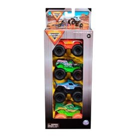 Kit Com 4 Carrinhos Monster Jam Sunny Brinquedos - 3344