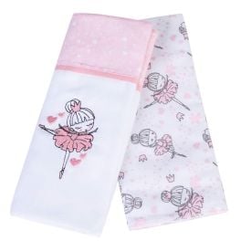 Kit Cueiro Com 2 Peças 80X80 Cm Havan Baby - Bailarina