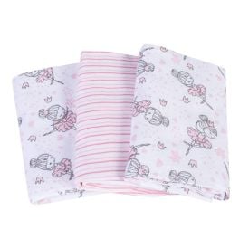 Kit Cueiro Com 3 Peças 80X80 Cm Havan Baby - Bailarina