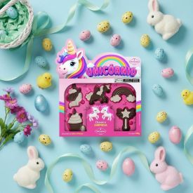 Kit de Páscoa Unicórnio com Chaveiro Surpresa Decacau - 125g