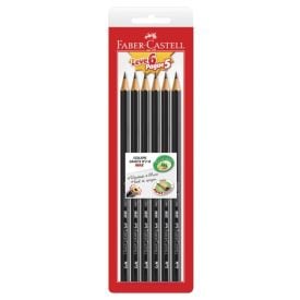 Kit Ecolápis Grafite Faber Castell - Leve 6 Pague 5 Unidades