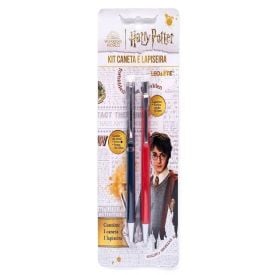 Kit Escolar Harry Potter Caneta e Lapiseira Leoarte - Sortido