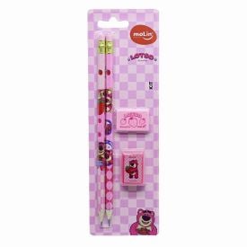 Kit Escolar Pencil Lotso Molin - 4 Unidades