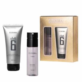 Kit Eudora Club 6 Body Spray 100Ml + Loção Corporal 200Ml