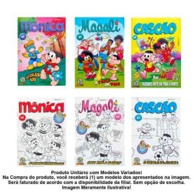 Kit Gibis Turma Da Mônica 3 Unidades N.01 - Sortido