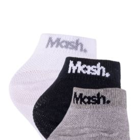 Kit Meia 03 Pares Cano Curto 39-44 Mash - Misto