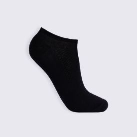 Kit Meia Juvenil 3 Pares Cano Invisível Marmelada - Preto 34/38