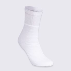 Kit Meia 3 Pares Cano Médio Hot Dog - Branco 34/38