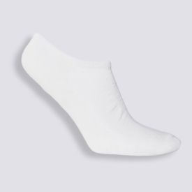 Kit Meia Masculina Com 3 Pares Cano Invisível Risk - Branco 39/43