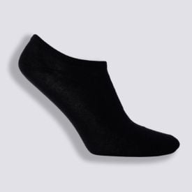 Kit Meia Feminina Com 3 Pares Cano Invisível Holla - Pto/Bco/Cza 34/39