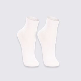 Kit Meia Infantil Cano Médio Lupo - BCO/BCO 24/29