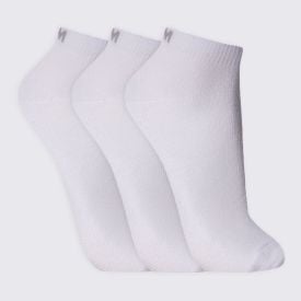 Kit Meia Masculina com 3 Pares Cano Curto Mash - Branco 39/44