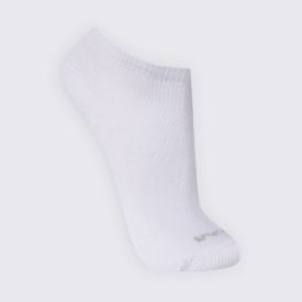 Kit Meia Masculina com 3 Pares Cano Invisível Mash - Branco 39/43
