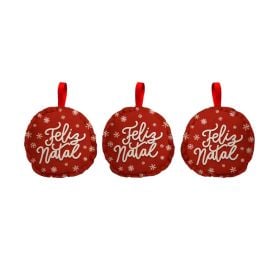 Kit Mini Almofada Decorativa Natal Havan Casa  - Feliz Natal