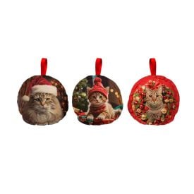 Kit Mini Almofada Decorativa Natal Havan Casa  - Gatos