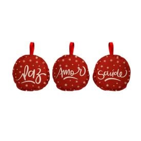 Kit Mini Almofada Decorativa Natal Havan Casa  - Palavras