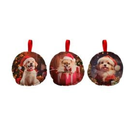 Kit Mini Almofada Decorativa Natal Havan Casa  - Cachorros