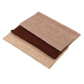 Kit Panos Multiuso Pratik 3 Peças Havan Casa - Tons De Marrom