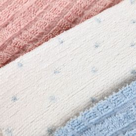 Kit Panos Multiuso Pratik 4 Peças Havan Casa - Flores Rosa e Poá