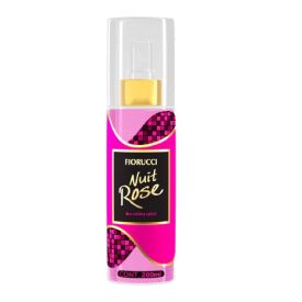 Kit Feminino Splash Nuit Rose Deo Colônia 200Ml + Loção Hidratante 150Ml - Fiorucci