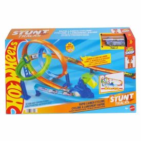 Kit Pista Hot Wheels Action Lan&ccedil;a e Bate Mattel