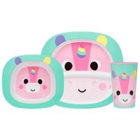 Kit Refeição Infantil Bubazoo Buba - Unicórnio 