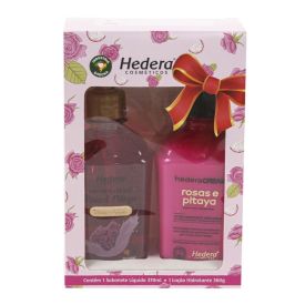 Kit Sabonete Líquido E Loção Hidratante Hedera - Rosas e Pitaya