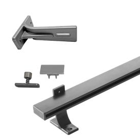 Kit Trilho Deslizante Unique 3,00 M Havan Casa - Prata Fosco