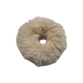 Laço de Cabelo de Pelúcia Tamanho Pequeno Thepró Vogue - BAUNILHA