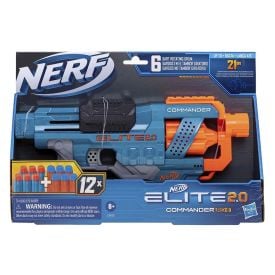 Lançador de Dardos Nerf Elite 2.0 Commander Rd-6 Hasbro - E9486
