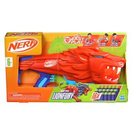 Lançador De Dardos Nerf Wild Lionfury Hasbro - F8646