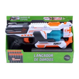 Lançador De Dardos Com Tambor 12 Refis Havan Toys - ST78276